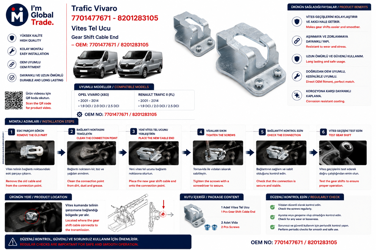 Renault Trafic  Opel Vivaro Vites Tel Ucu 7701477671  8201283105 - Thumbnail 2