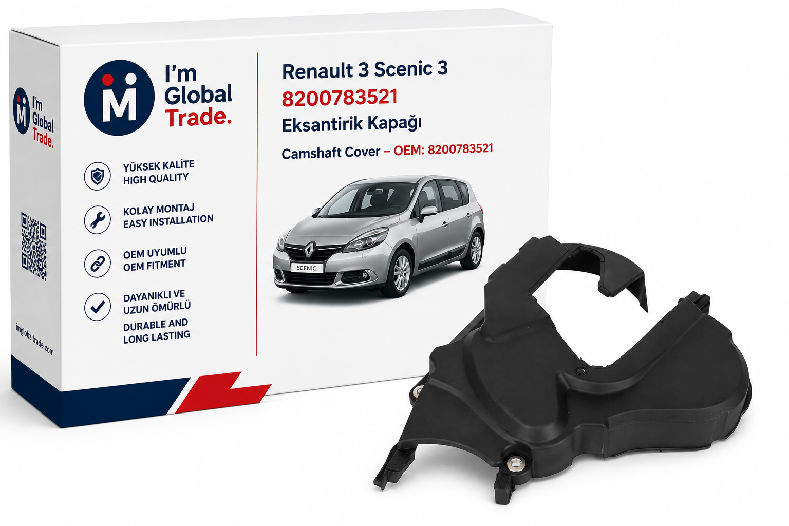 Renault Scenic III Eksantrik Kapağı 8200783521