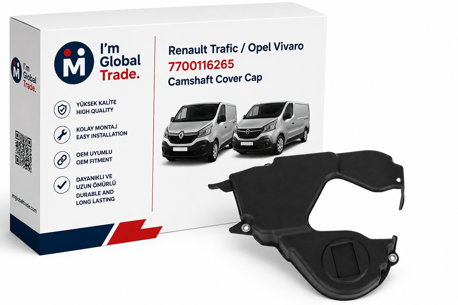 Renault Trafic  Opel Vivaro Eksantrik Kapağı 7700116265